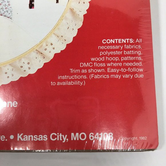 Calicos Vtg 1982 Applique Winter Scene 10 inch Framing Hoop Kit No 2206 NIP - Picture 5 of 8